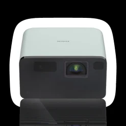 EF-21G, Mini projecteur laser, 1 000 lumens, Affichage jusqu’à 150 pouces, Google TV™ et haut-parleur Bluetooth, Portable