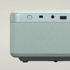 EF-21G, Mini projecteur laser, 1 000 lumens, Affichage jusqu’à 150 pouces, Google TV™ et haut-parleur Bluetooth, Portable
