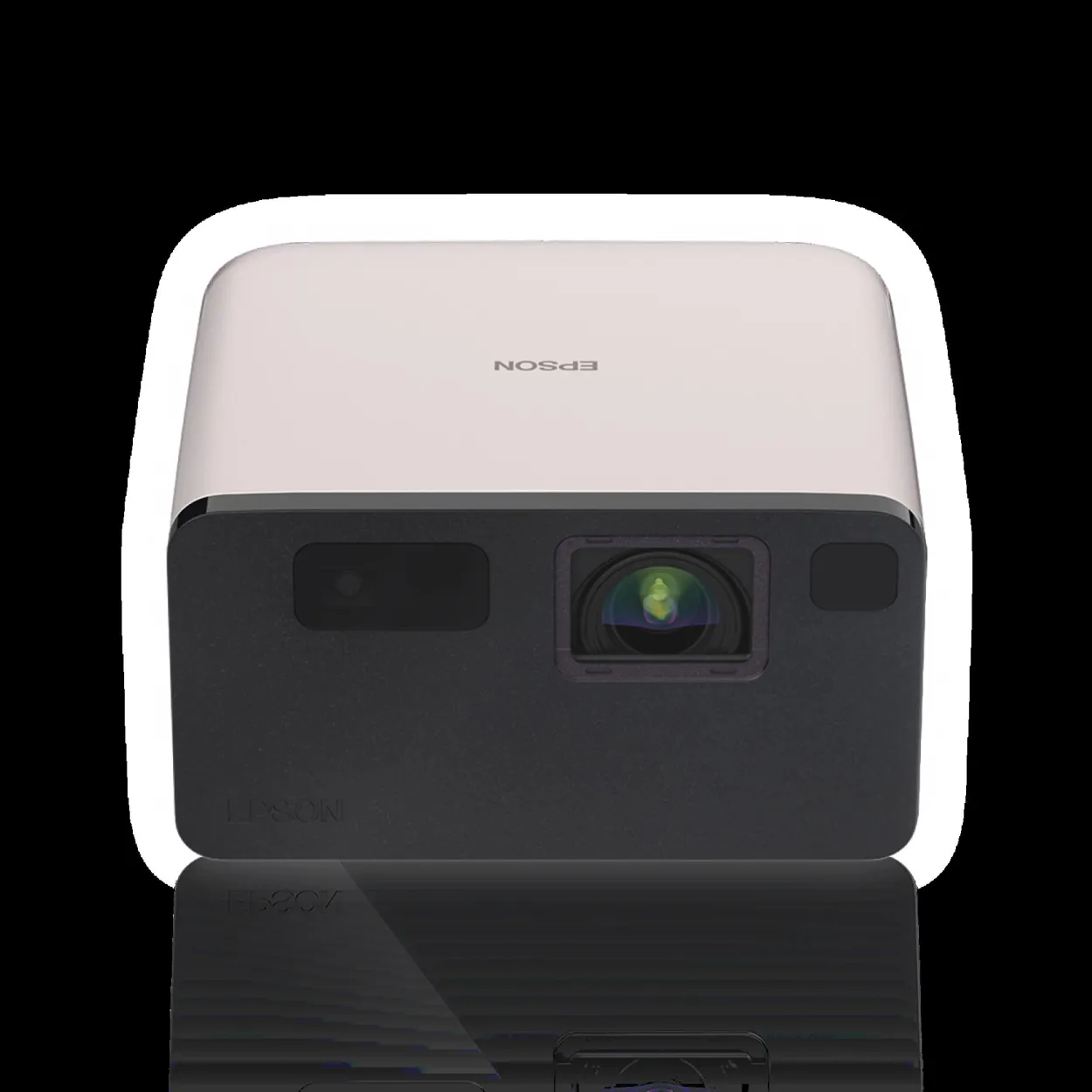 EF-21R, Mini projecteur laser, 1 000 lumens, Affichage jusqu’à 150 pouces, Google TV™ et haut-parleur Bluetooth, Portable