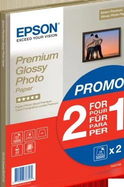 Epson A4 Premium Glossy Photo Paper 255gsm, 30 sheets