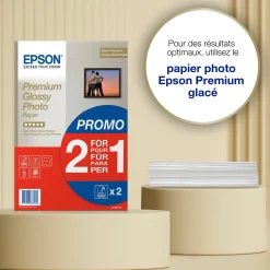 Epson A4 Premium Glossy Photo Paper 255gsm, 30 sheets