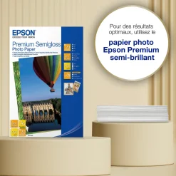 Epson A4 Premium Semigloss Photo Paper 251gsm, 20 sheets