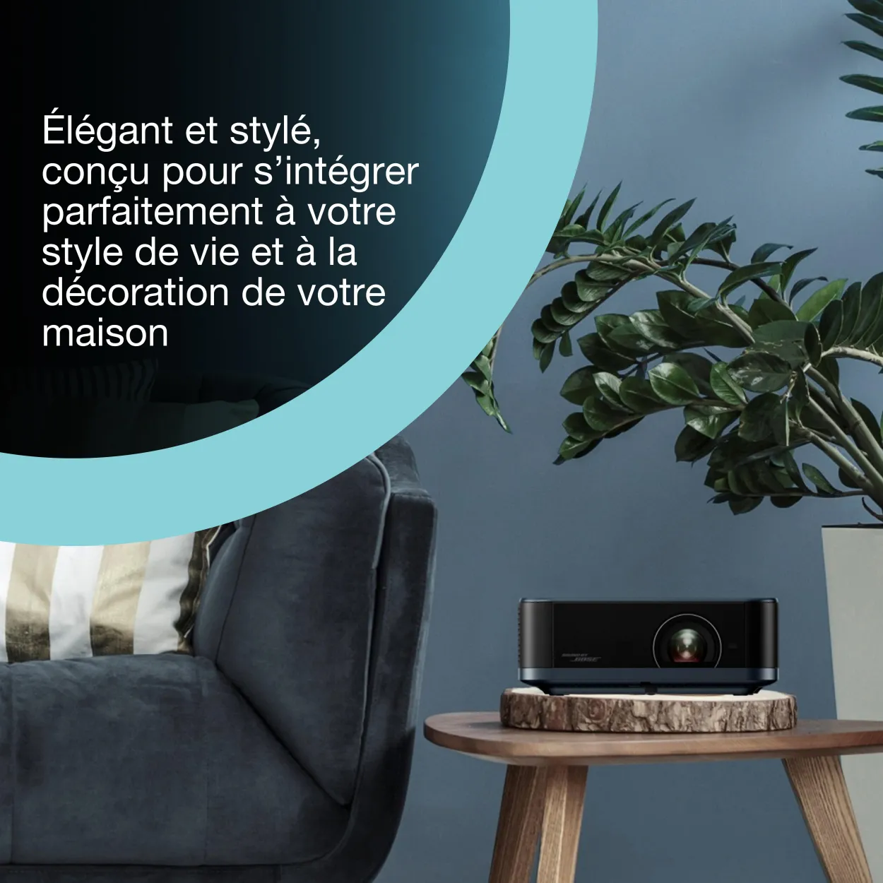 Epson Lifestudio Pop Plus EF-62N, Projecteur portable qualitatif, Sound by Bose, Google TV, 4K Pro UHD, Utilisation en intérieur/extérieur, Garantie de 5 ans*