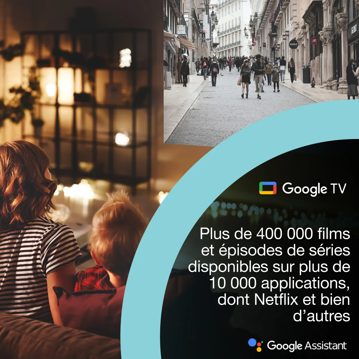 Epson Lifestudio Pop Plus EF-62N, Projecteur portable qualitatif, Sound by Bose, Google TV, 4K Pro UHD, Utilisation en intérieur/extérieur, Garantie de 5 ans*