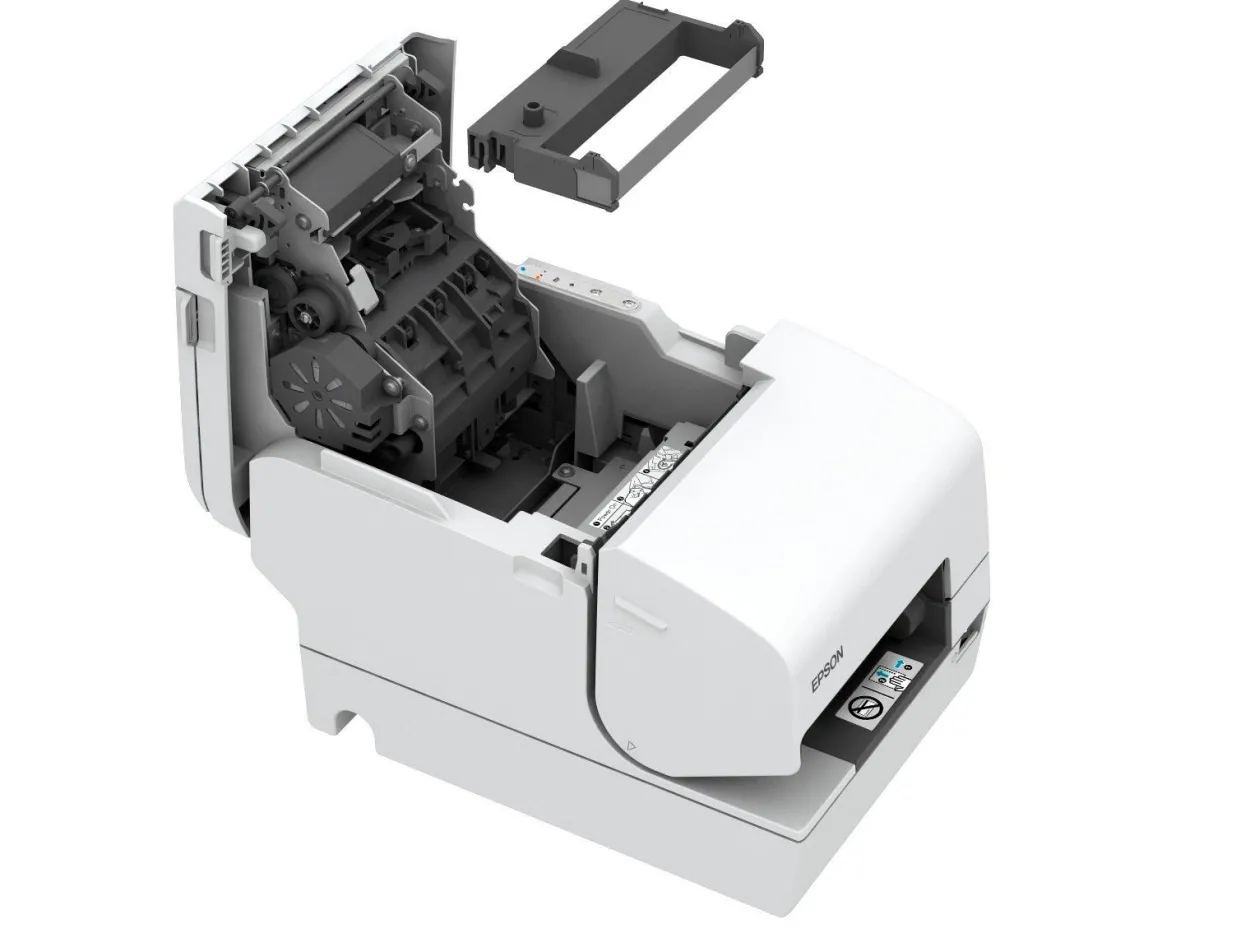Epson TM-H6000V-213P0: P-USB, MICR, White