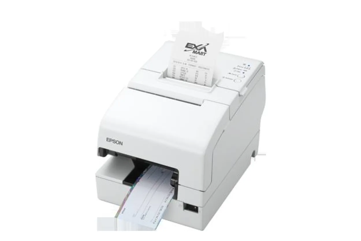 Epson TM-H6000V-213P0: P-USB, MICR, White