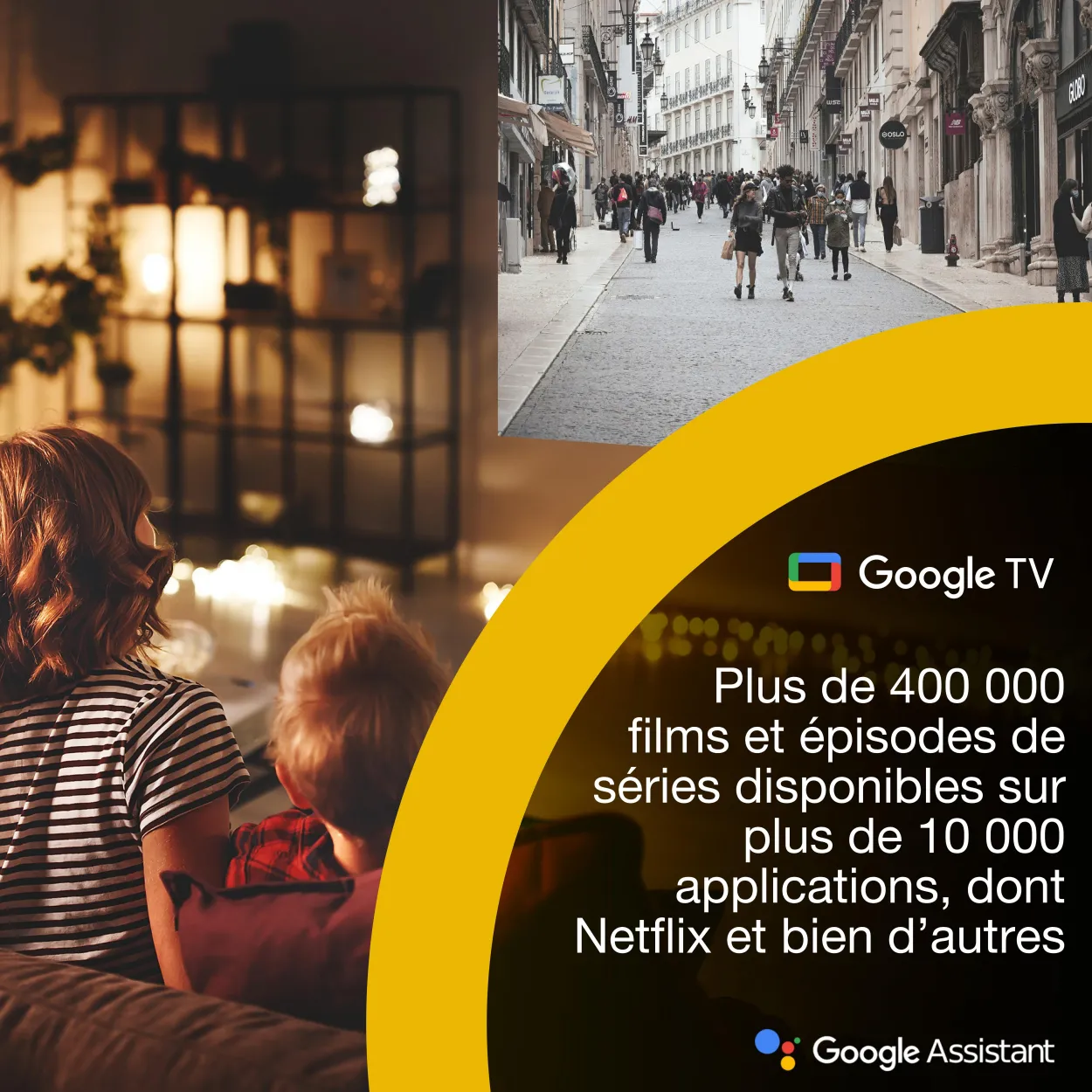 Epson Lifestudio Flex EF-71 blanc diamant, Projecteur portatif smart, Sound by Bose, Google TV, HD intégrale, Pied réglable, Usage intérieur/extérieur, Garantie 5 ans*