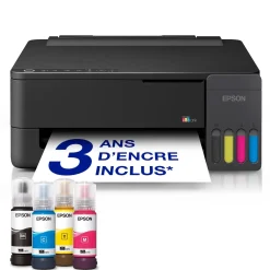 Imprimante A4 Wi-Fi et AirPrint EcoTank ET-1910 équipée de réservoirs d’encre, avec jusqu’à 3 ans d’encre inclus
