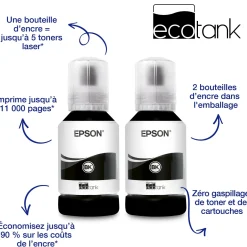 Imprimante monochrome A4 EcoTank ET-M1170 avec réservoir d’encre et Wi-Fi