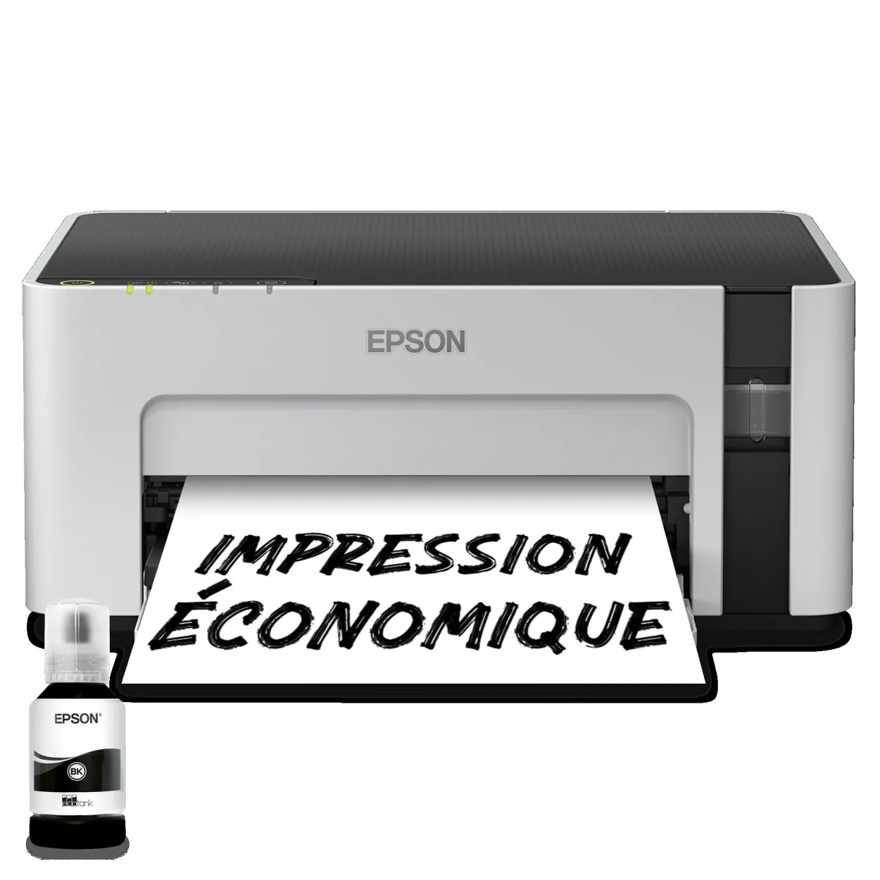 Imprimante monochrome A4 EcoTank ET-M1120 avec réservoir d’encre et Wi-Fi