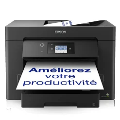 Imprimante multifonction Jet d’Encre A3 WorkForce WF-7830DTWF et 3 mois d’approvisionnement en encre offerts avec l’abonnement ReadyPrint*