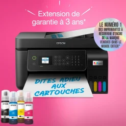 Imprimante multifonction A4 Wi-Fi EcoTank ET-4800 équipée de réservoirs d’encre, avec jusqu’à 3 ans d’encre inclus