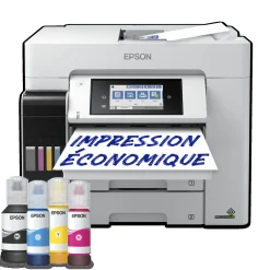 Imprimante multifonction A4 EcoTank ET-5880 avec Wi-Fi, réservoirs d’encre, scanner, copie et fax