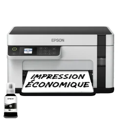 Imprimante multifonction monochrome A4 EcoTank ET-M2120 avec réservoir d’encre et Wi-Fi