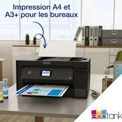 Imprimante multifonction A3+ Wi-Fi EcoTank ET-15000 équipée de réservoirs d’encre, avec jusqu’à 3 ans d’encre inclus