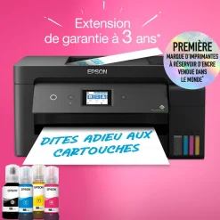 Imprimante multifonction A3+ Wi-Fi EcoTank ET-15000 équipée de réservoirs d’encre, avec jusqu’à 3 ans d’encre inclus