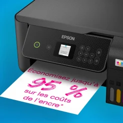 Imprimante multifonction A4 Wi-Fi EcoTank ET-2871 équipée de réservoirs d’encre, avec jusqu’à 3 ans d’encre inclus