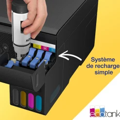 Imprimante multifonction A4 Wi-Fi EcoTank ET-2871 équipée de réservoirs d’encre, avec jusqu’à 3 ans d’encre inclus