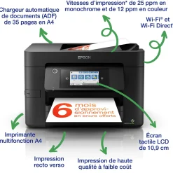 Imprimante multifonction Jet d’Encre A4 WorkForce Pro WF-4820DWF