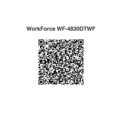 Imprimante multifonction Jet d’Encre A4 WorkForce WF-4830DTWF