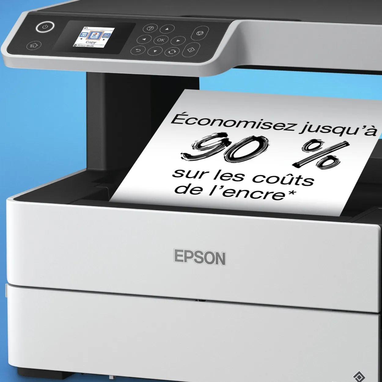 Imprimante multifonction monochrome A4 EcoTank ET-M2170 avec réservoir d’encre et Wi-Fi