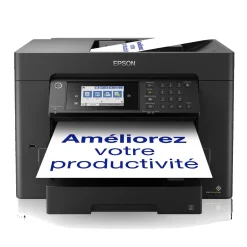 Imprimante multifonction Jet d’Encre A3+ WorkForce WF-7840DTWF et 3 mois d’approvisionnement en encre offerts avec l’abonnement ReadyPrint*