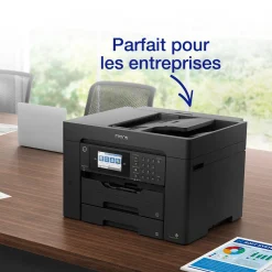 Imprimante multifonction Jet d’Encre A3+ WorkForce WF-7840DTWF et 3 mois d’approvisionnement en encre offerts avec l’abonnement ReadyPrint*