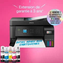Imprimante multifonction A4 Wi-Fi EcoTank ET-4810 équipée de réservoirs d’encre, avec jusqu’à 3 ans d’encre inclus