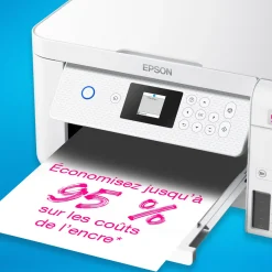 Imprimante multifonction A4 Wi-Fi EcoTank ET-2856 équipée de réservoirs d’encre, avec jusqu’à 3 ans d’encre inclus