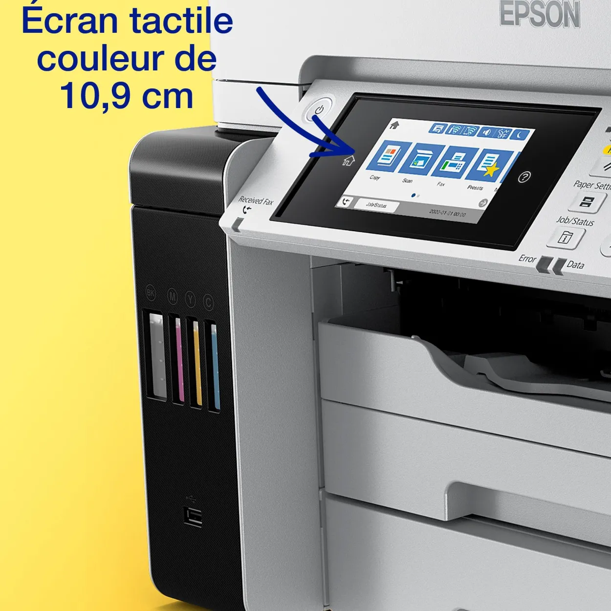 Imprimante multifonction A3 EcoTank ET-16680 avec Wi-Fi, réservoirs d’encre, scanner, copie et fax