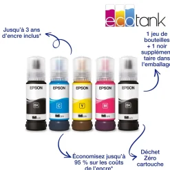 Imprimante multifonction A4 Wi-Fi EcoTank ET-2840 équipée de réservoirs d’encre, avec jusqu’à 3 ans d’encre inclus