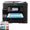 Imprimante multifonction A4 EcoTank ET-5850 avec Wi-Fi, réservoirs d’encre et fax