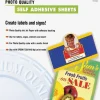 Photo Quality Ink Jet Paper self-adhesive, DIN A4, 167g/m2, 10 Sheets