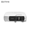 Projecteur à lampe Full HD EB-FH18, Apple AirPlay 2, Wi-Fi, 2 ports HDMI, 4 100 lumens, grande taille d’image jusqu’à 304 pouces (7,72 m)