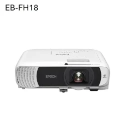 Projecteur à lampe Full HD EB-FH18, Apple AirPlay 2, Wi-Fi, 2 ports HDMI, 4 100 lumens, grande taille d’image jusqu’à 304 pouces (7,72 m)