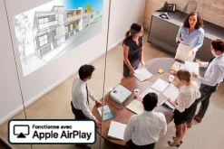 Projecteur à lampe Full HD EB-FH18, Apple AirPlay 2, Wi-Fi, 2 ports HDMI, 4 100 lumens, grande taille d’image jusqu’à 304 pouces (7,72 m)