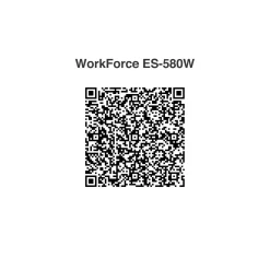Scanner à défilement recto verso A4 WorkForce ES-580W avec Wi-Fi et écran tactile facile à utiliser