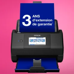 Scanner à défilement recto verso A4 WorkForce ES-580W avec Wi-Fi et écran tactile facile à utiliser
