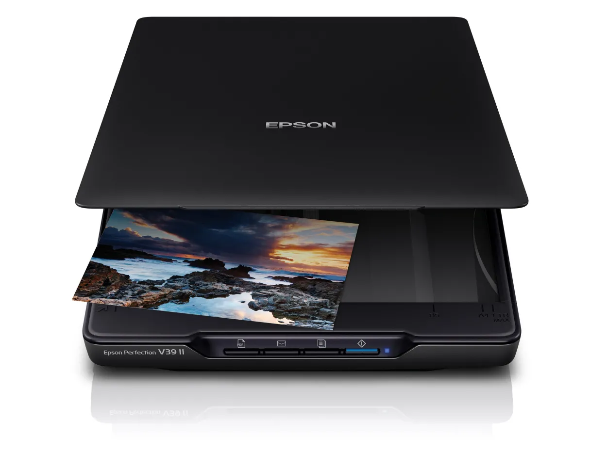 Scanner à plat de documents et de photos A4 Perfection V39II avec pied