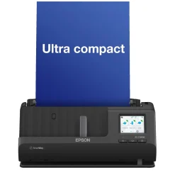 Scanner de documents A4 compact ES-C380W avec connexion Wi-Fi et chemin de numérisation en « U »