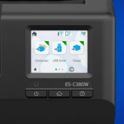 Scanner de documents A4 compact ES-C380W avec connexion Wi-Fi et chemin de numérisation en « U »