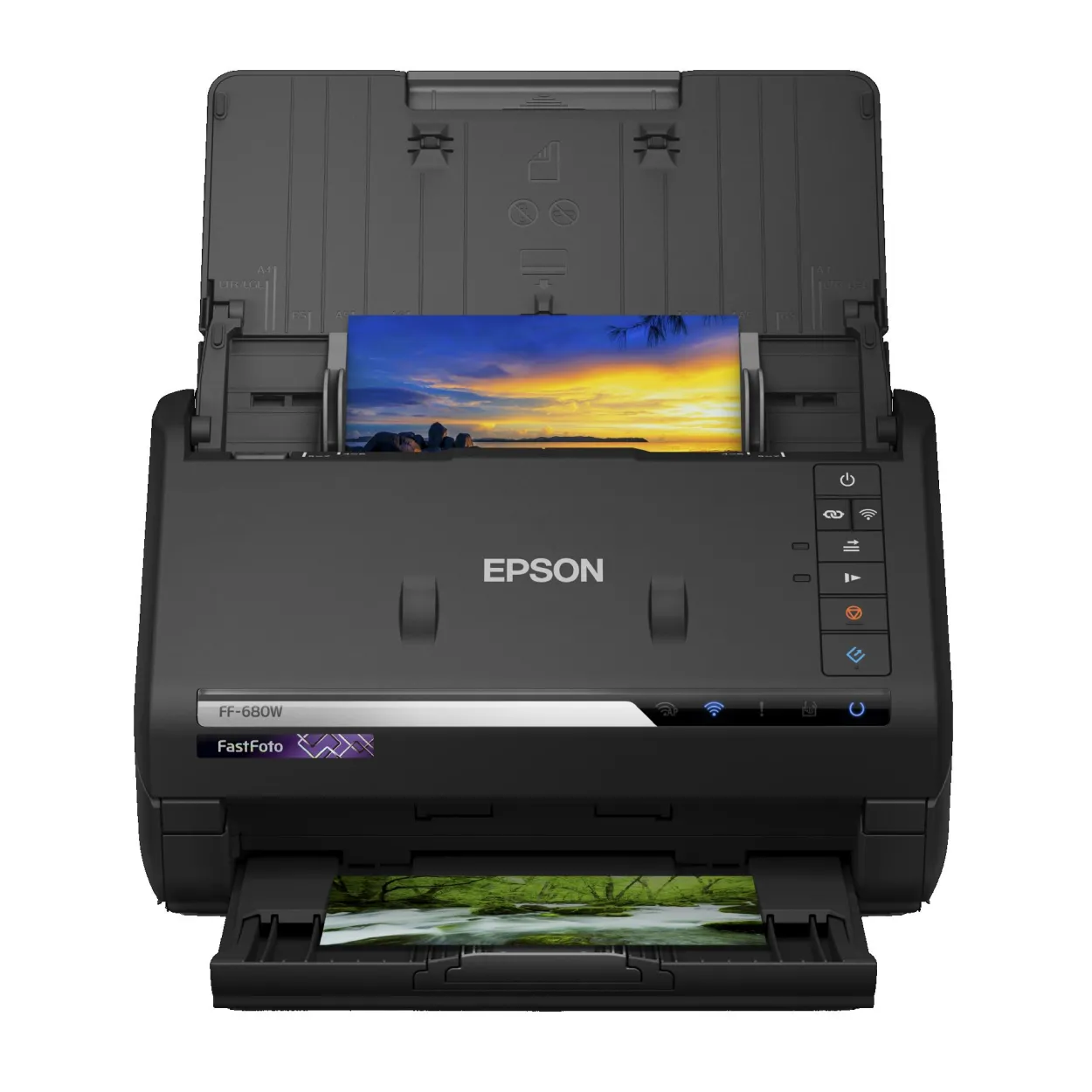 Scanner photo A4 rapide FastFoto FF-680W avec chargeur automatique et connexion Wi-Fi