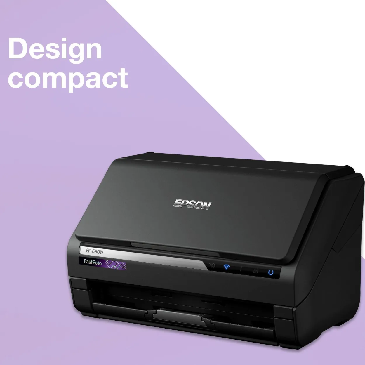 Scanner photo A4 rapide FastFoto FF-680W avec chargeur automatique et connexion Wi-Fi