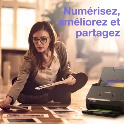 Scanner photo A4 rapide FastFoto FF-680W avec chargeur automatique et connexion Wi-Fi