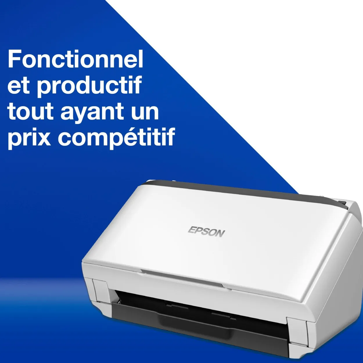 Scanner professionnel A4 compact WorkForce DS-410 avec chargeur automatique de documents de 50 feuilles et logiciel Epson Document Capture Pro