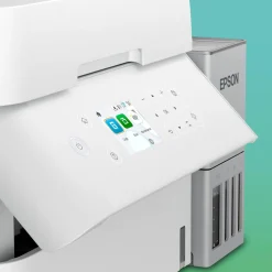 Solution d’impression A4 blanche EcoTank ET-3956 équipée d’une connexion Wi-Fi et de réservoirs d’encre, avec jusqu’à 3 ans d’encre inclus