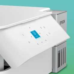 Solution d’impression A4 blanche EcoTank ET-2956 équipée d’une connexion Wi-Fi et de réservoirs d’encre, avec jusqu’à 3 ans d’encre inclus