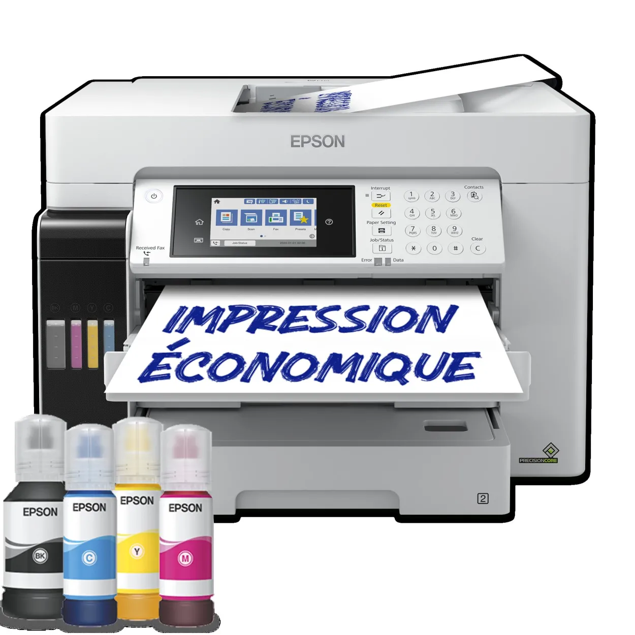 Solution d’impression A3+ EcoTank Pro ET-16685 avec Wi-Fi, réservoirs d’encre et prise en charge PCL
