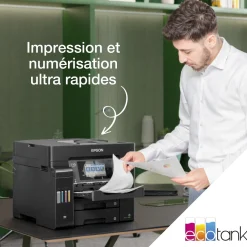 Solution d’impression A4 EcoTank ET-5805 avec Wi-Fi, réservoirs d’encre et fax