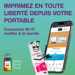 Solution d’impression A4 Wi-Fi EcoTank ET-2955 équipée de réservoirs d’encre, avec jusqu’à 3 ans d’encre inclus